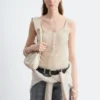 Tanktop mit Wellenkante
