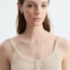 Tanktop mit Wellenkante