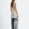 Tanktop mit Wellenkante