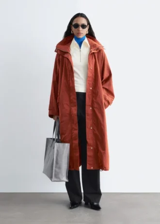 Technischer Nylon-Parka mit Kapuze