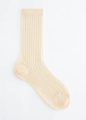 Transparente Rippensocken