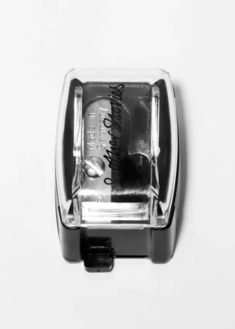 Transparenter/schwarzer Make-up-Stift-Spitzer