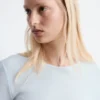 Transparentes Langarmshirt