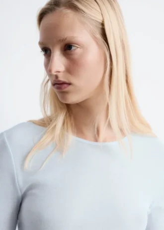 Transparentes Langarmshirt