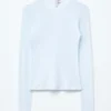 Transparentes Langarmshirt