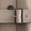 Trenchcoat aus Wolle mit Bindegürtel