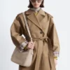 Trenchcoat mit Gürtel