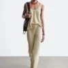 Twill-Hose mit Kordelzug