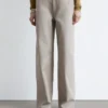 Twillhose mit weitem Bein