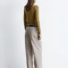 Twillhose mit weitem Bein