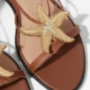 Verzierte Riemchensandalen