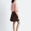 Voluminöse Bluse mit Bindedetails