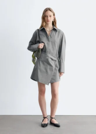 Wickel-Shirt-Minikleid