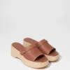 Wildleder-Plateausandalen