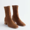 Wildleder-Socken-Stiefel
