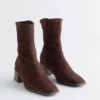 Wildleder-Socken-Stiefel