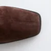 Wildleder-Socken-Stiefel