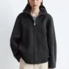 Wolljacke mit Reißverschluss