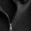 Wolljacke mit Reißverschluss