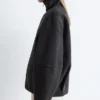 Wolljacke mit Reißverschluss