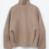 Wolljacke mit Reißverschluss