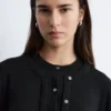 Zeilagige Cardigan aus Merinowolle