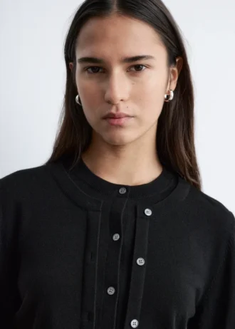 Zeilagige Cardigan aus Merinowolle
