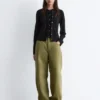 Zeilagige Cardigan aus Merinowolle