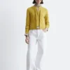 Zeilagige Cardigan aus Merinowolle