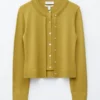 Zeilagige Cardigan aus Merinowolle