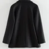Zweireihiger Peacoat aus Wolle