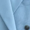 Zweireihiger Woll-Blazer